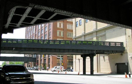 Bridges across 10th Ave.