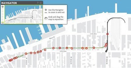 map of the High Line